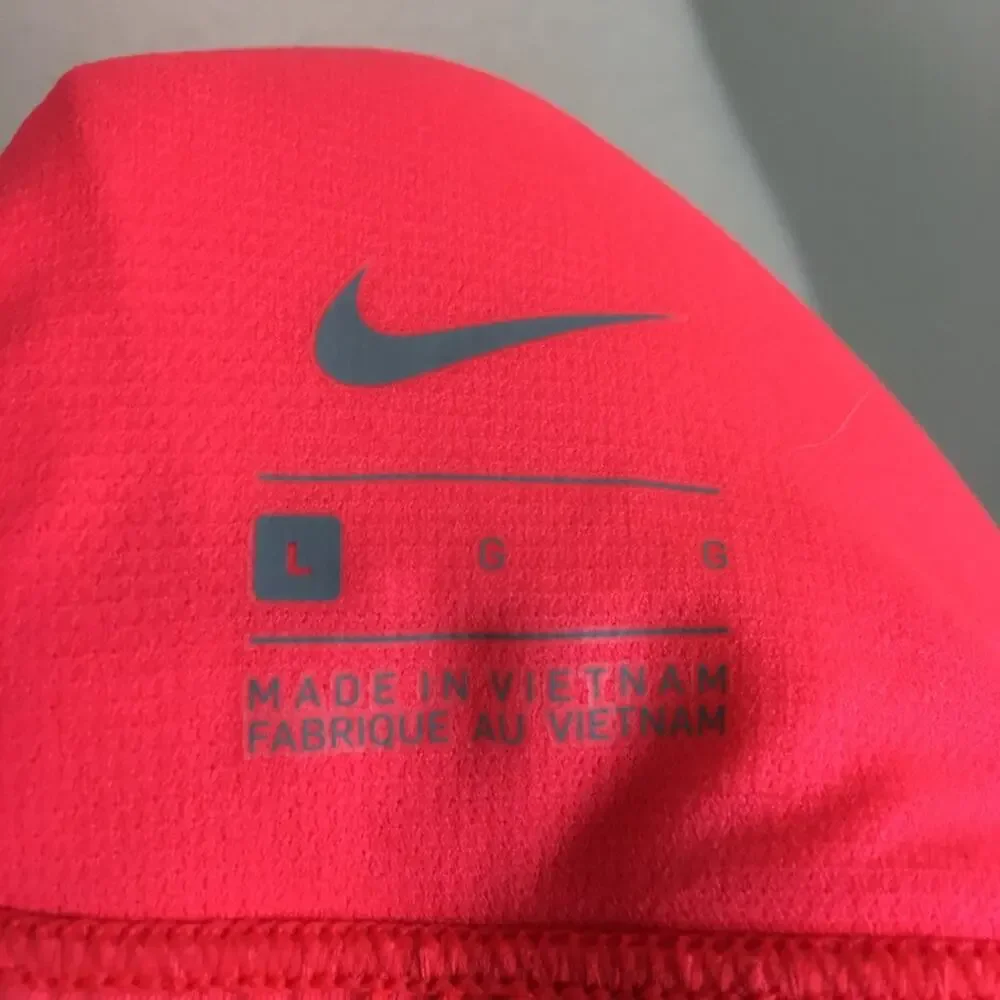 Nike NWT Red Stripe Tank with Bra Support Large